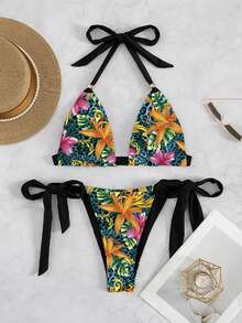 Conjunto de bikini de pieza separada con estilo nuevo europeo y americano para mujeres