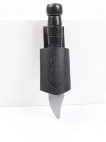 1PC Medieval PU Leather Sword Frog Scabbard Vintage Viking Renaissance Holster Cosplay Costume Accessories (Sword NOT Included)