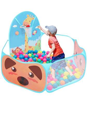 Christmas Decoration Cute Cartoon Ball Pit Tent: Indoor/Outdoor Play For Kids - Balls Not Included School Supplies