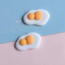 11pcs Versatile Resin Egg Toast Fridge Magnets, Home Decor Stickers For Bedroom, Living Room, Office, Whiteboard, Memo Board, Kitchen, Dishwasher, Cabinet, Birthday Party Decoration