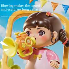 宝宝的第一个小号玩具 - 用于感官游戏的轻便乐器 | 蒙特梭利学习玩具，适合 1-3 岁儿童的生日礼物（经济实惠）