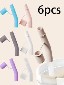 1 pieza/3 piezas Tapas de extensión de pajita de silicona para tumblers de 30 y 40 onzas, tapas superiores de pajita de silicona de 10 mm, cubiertas de pajita reutilizables, tapas antipolvo para pajitas, tapas simples para la punta de la pajita, accesorios para tazas