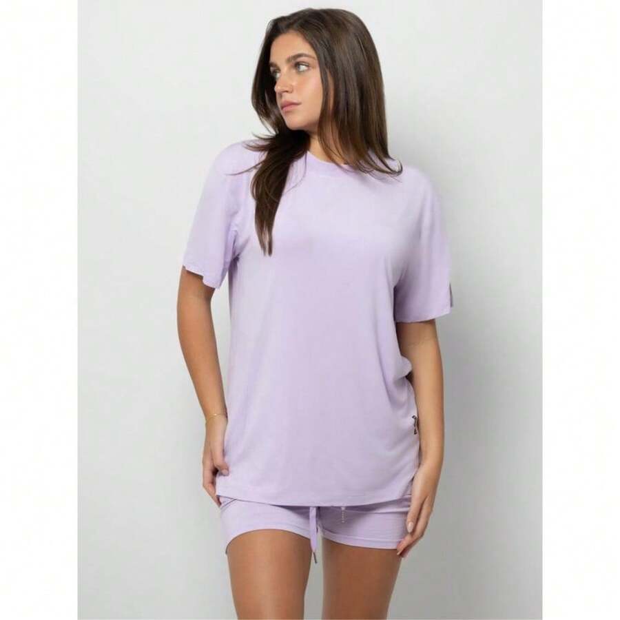 Cloud Tee - Lavender - View 1