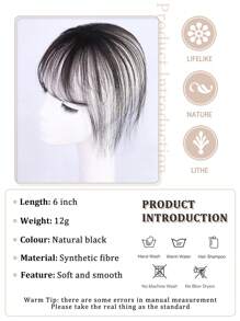 360° Cover Clip In Bangs Hair Fake Bangs Clip In Hair Extensions For Women Hair Bangs Clip In For Daily Use