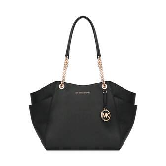 Michael Kors Ole Oversized Shoulder Tote For Women 35T5GTVT3L BLACK