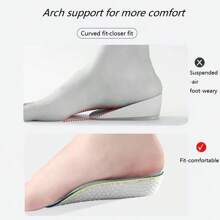 Height Increase Insole Orthopedic Insoles For Man Insoles For Shoes Cushioning Insoles Sea Height Growing Sole XID05