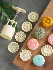 7pcs Solid Color Cookie Mold - Beige - View 2