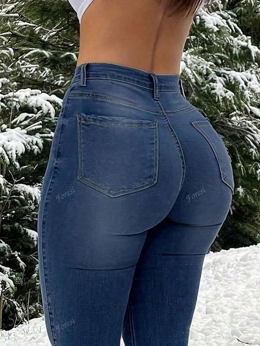 Jeans skinny de uso casual y para ir al trabajo que levantan el trasero, mejor vendedor en comercio transfronterizo