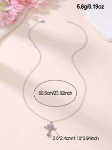 Sanrio 1pc Cute Sweet Girl Resin Kuromi, Best Friends Clavicle Chain Necklace