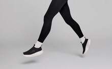 OOFOS Women's OOmy Zen Comfort Shoes - Black Chalk - View 8
