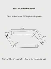 GOLOVEJOY 1pc Billiard Solid Color Simple Versatile Wrist Support Glove For Pointing And Aiming, Snooker Or 8-Ball Practice, Adjustable Length For Both Men And Women - Multicolor - View 3