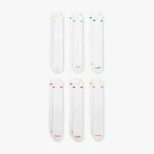 Everyday Plus Cushioned Training Crew Socks (6 Pack) - Men's Dri-Fit EverydayPlus Cushioned | Cotton - White Neon - View 2