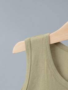 4pcs/Set Kids Astronaut Sleeveless Shorts Pajama Set, Boys Cotton Summer Thin Cartoon Spaceship Printed Homewear Set - Multicolor - View 11