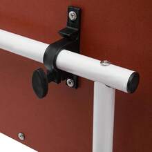 SHZICMY Small Standing Desk With Wheels, Adjustable Height Laptop Rolling Stand Up Table, Portable Mobile Book Stopper Workstation Desk For Home, Office (16"*24" - White) - 白色 - 查看 7