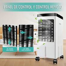 Enfriador De Aire Acondicionado Portátil Ventilador Frio 10l - Blanco - Ver 6