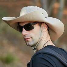 1pc Spring/Summer Extra Wide Brim Sun Hat, Outdoor Fishing Cap For Men, Hiking Sun Protection Hat