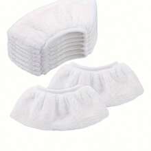 1/4/8/10pcs Universal Microfiber Steam Mop Pad For Most Models Of Reusable Washable Replacement Cloths For Use With Handheld Steam Cleaners