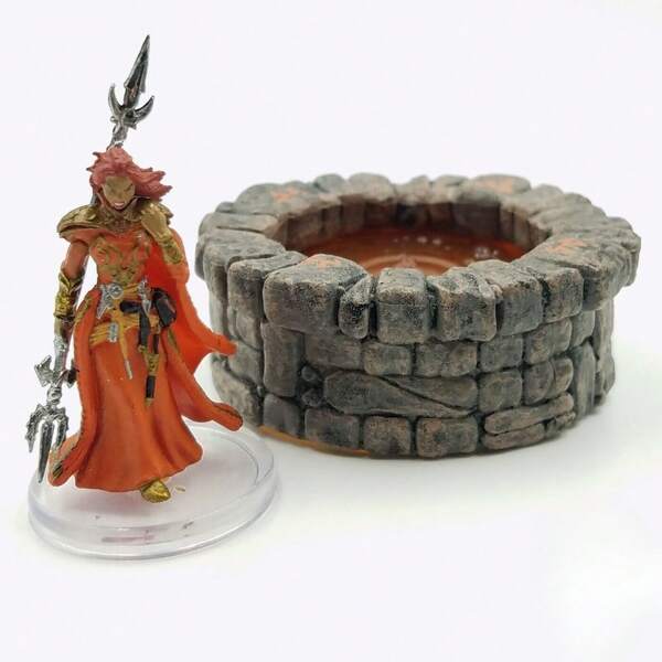 Miniature Figurine Of Alaznist, The Runelord Of Wrath From The Well - Return Runelords Collection In Pathfinder - Inspired Lore