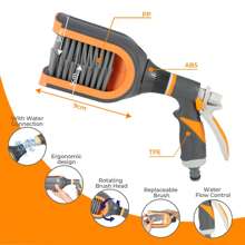 Spazzola Professionale per Pulizia Lamelle Raffstore - Pinza per Pulizia Lamelle a C e Z, Spazzola per Veneziane Esterne e Interne, Attrezzo per Pulizia Lamelle con Design Ergonomico, Pulitore Efficace per Persiane e Raffstore