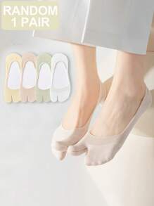 1/5 Pairs Summer Breathable Cotton Thin Toe Separator Invisible Non-Slip Women Ankle Socks