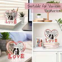 1pc, Gift For Sisters From Sisters, Gift For Woman From Soul Sisters's Good Friend Friend, Gift For Marriage Sisters Adult Sister, Gift For Love Sisters On Christmas, Table Decoration Plaque Acrylic Logo