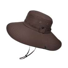 1pc Spring/Summer Extra Wide Brim Sun Hat, Outdoor Fishing Cap For Men, Hiking Sun Protection Hat