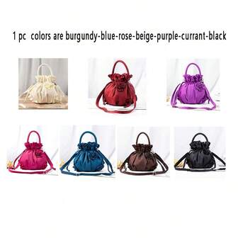 New Versatile Artistic Style Retro Flowers Cloth Bag Handheld Mom Out Can Shoulder Crossbody Bag