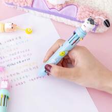 1pc Creative Cute Pendant Colorful Ballpoint Pen Graffiti Pen Student Gift Prize Stationery