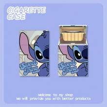 Disney Mickey Stitch Plastic Cigarette Box Creative Personalized Storage Cartoon 20 Pack Thick High Beauty Gift For Boyfriend