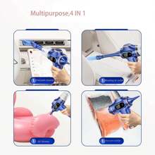1pc Handheld Car Vacuum Cleaner, 4500Pa Vacuum Cleaner And Air Purifier, 78W High-Power Handheld Vacuum Cleaner, Electric Display Screen And Multiple Nozzles, Suitable For Cars, Homes, Offices, Pets