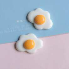 11pcs Versatile Resin Egg Toast Fridge Magnets, Home Decor Stickers For Bedroom, Living Room, Office, Whiteboard, Memo Board, Kitchen, Dishwasher, Cabinet, Birthday Party Decoration