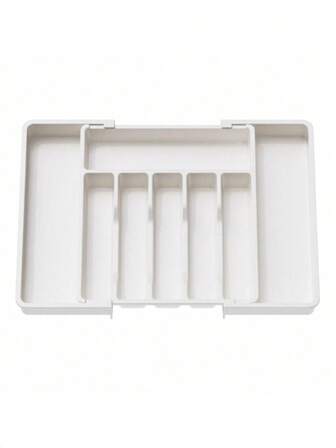 A Multifunctional Kitchen Storage Rack, Synthetic Plastic Sliding Drawer Storage Rack, Chopsticks And Tableware Organizer Suitable For Multi-Purpose Brackets Such As Kitchens, Living Rooms, Etc
