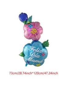 10pcs Spanish 10inch Mini Mother's Day Heart Balloons Best Mom Air Balloon Love Mom Mother's Day Decorations