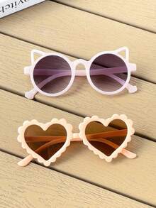 Cute Combination Children's Glasses - Perfect Gift For Kids With Adorable Design - Black - View 5