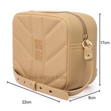 Santa Lolla Women's Crossbody Shoulder Bag And Wallet Kit With Rubberized Lining - 芥末黃 - 查看 1