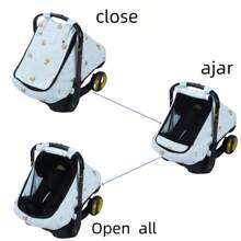 1 pieza Protector de asiento de coche para bebé, cubierta de asiento de coche elástica y transpirable de uso múltiple para niños y niñas