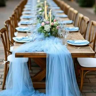 Soft Tulle Netting Fabric, 62.99 Inches Wide, DIY Swiss Tulle, Suitable For Wedding Dresses And Crafts