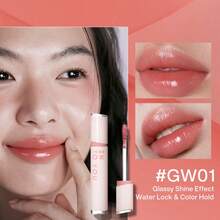 INTO YOU 亮泽唇彩，持久保湿，自然妆效，化妆品 - GW01 - 查看 3