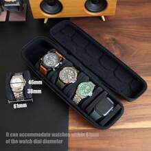 Watch Travel Case For Men And Women Portable Single Watch Storage Box And Organizer For Wristwatches And Smart Watche (Case Only) Back To School