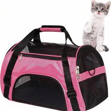 Soft Faced Pet Bag - Approved By Airlines For Cats And Dogs - Foldable And Comfortable Travel Bag Suitable For Cats And Dogs Cat Carrier Cat Backpack Bike Trailer - Blue - View 8