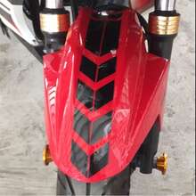 AD 1pc Motorcycle Sticker, Reflective Stripe Decals, Arrows Design, Waterproof Material - one-size - View 7