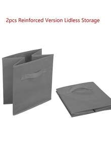 1pc Grey Clothes Storage Box, Modern Non-Woven Fabric Foldable Comforter Storage Bag For Home Decorations Decor Festival Decor Room Decor Home Decor Decor Bedroom Decorbedroom,Organizer,Organiser,Home Storage,White T Shirt Women,Black Pants Women,Ladies Winter Clothes,Dress,Winter Clothes For Ladies,Elegant Woman Dresses,White Shirt For Ladies,Long Sleeve,White Jumpsuit For Women,Spring Dresses For Women,Spring Outfits For Women,Spring,Spring Clothes,Minimalist,Summer Tops - Grey - View 6