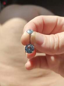 3Pcs Belly Button Piercing Kit Gun, Professional Body Piercing Kit, Belly Button Piercing Gun Navel Piercing Kit For Women, Disposable Belly Piercing Gun At Home With Belly Button Rings