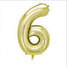 40 Inch Gold Letter&Number Balloons,32 Inch White Number Balloons,Party Ballon Large Letter Balloon Aluminum Foil For Birthday Wedding Anniversary Party Decorations - Multicolor - View 19