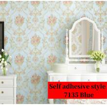 3D自粘壁紙，高檔美式風格牆貼，適用於家庭臥室客廳電視背景，家具裝修貼紙