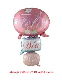 10pcs Spanish 10inch Mini Mother's Day Heart Balloons Best Mom Air Balloon Love Mom Mother's Day Decorations