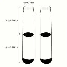 1 paire de nouvelles chaussettes personnalisées motif os de poisson et chat, chaussettes de couple personnalisées, cadeau de remise des diplômes, chaussettes personnalisées amusantes à col roulé pour homme/femme, chaussettes de sport, chaussettes de sport personnalisées, cadeaux d'anniversaire personnalisés, comme cadeaux de la Saint-Valentin