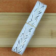 7 Yards 2.5cm Jacquard Ribbon With Golden Floral Leaves Pattern Woven Lace Trim Tape For DIY Sewing And Fabric Projects
