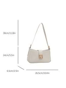 简约新月腋下包、单肩包、女士时尚通勤手提包和钱包