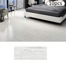 10pcs/20pcs Set 40x15cm/15.75x5.91in 0.6m²/1.2m² Removable Peel And Stick Floor Tiles, PVC Wood Grain Floor Stickers, Furniture Decor For Bedroom, Kitchen, Living Room, Hotel - Multicolor - View 17